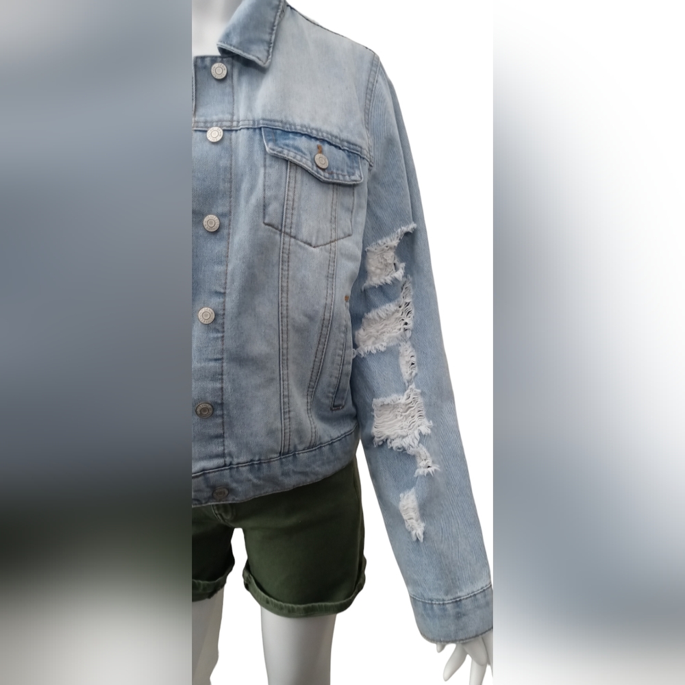 Ci Sono Denim Jacket Women's Large - Picture 3 of 10